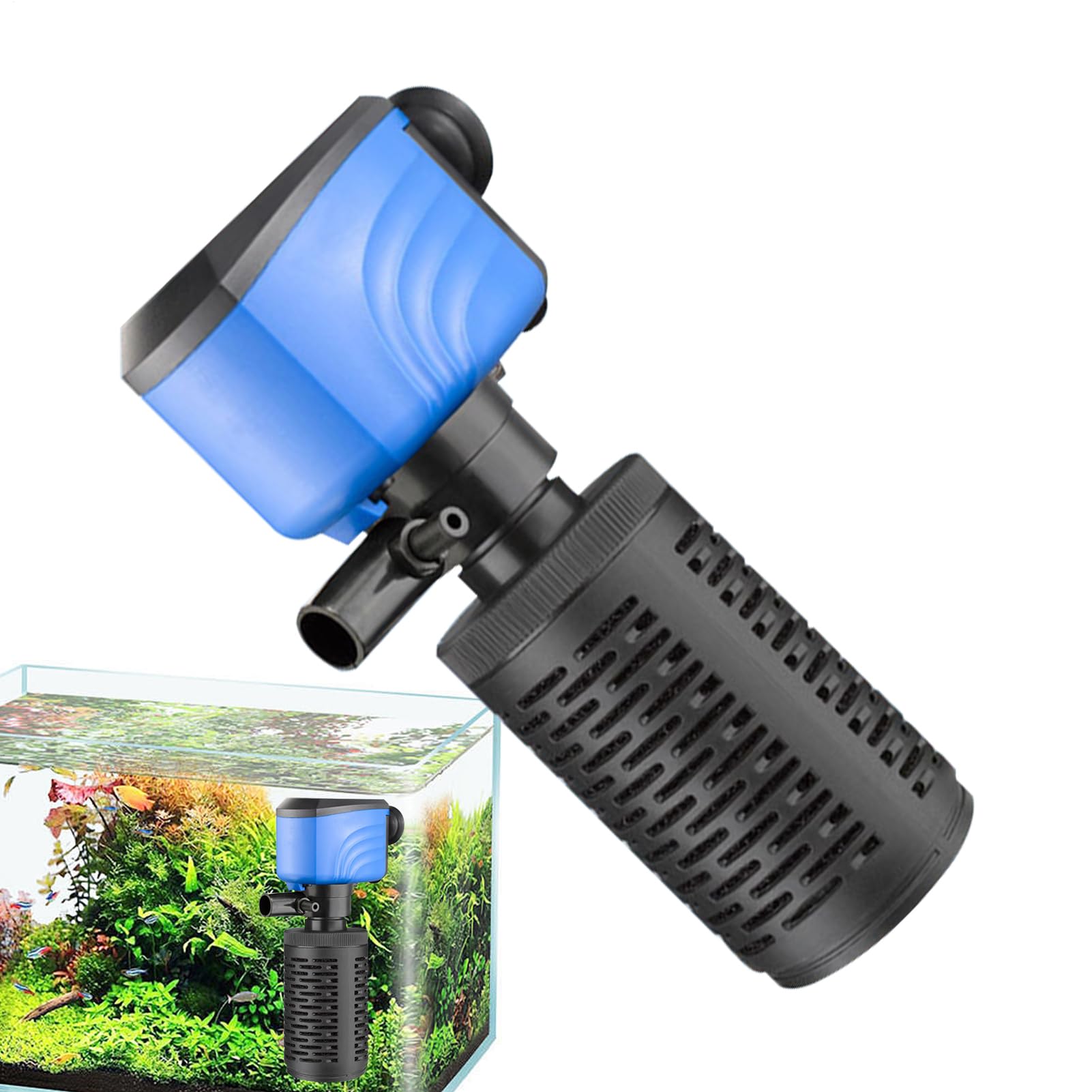 Filtro De Agua Para Acuario - Bomba de Estanque Potente para Oxigenación,Máquina Silenciosa de Flujo de Agua para Hogar Oficina Sala de Estar
