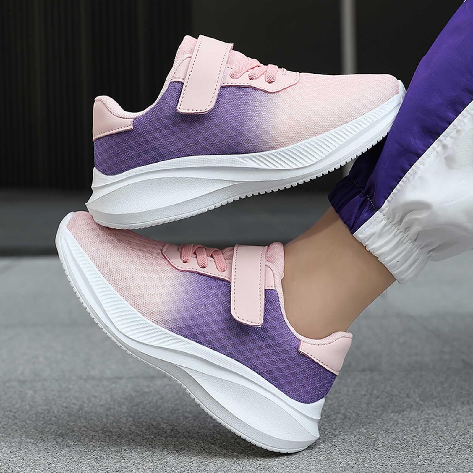 Generisch Baskets 2026 pour fille - Respirantes - En maille - Chaussures de course confortables et décontractées - Chaussures de randonnée sportives pour tout-petits