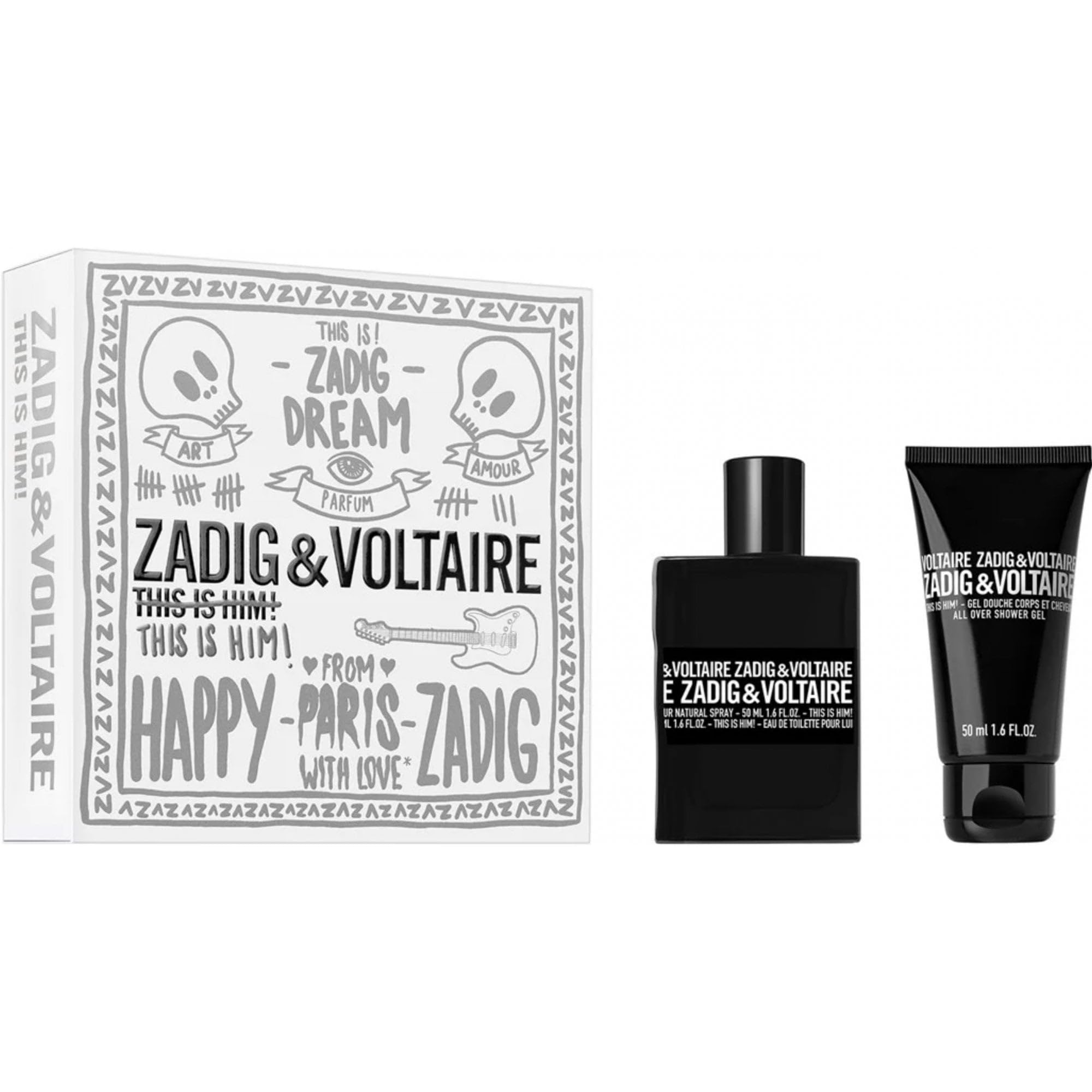 ZADIG & VOLTAIRE This is Him! Set EDT 50ml + Shower Gel 50ml
