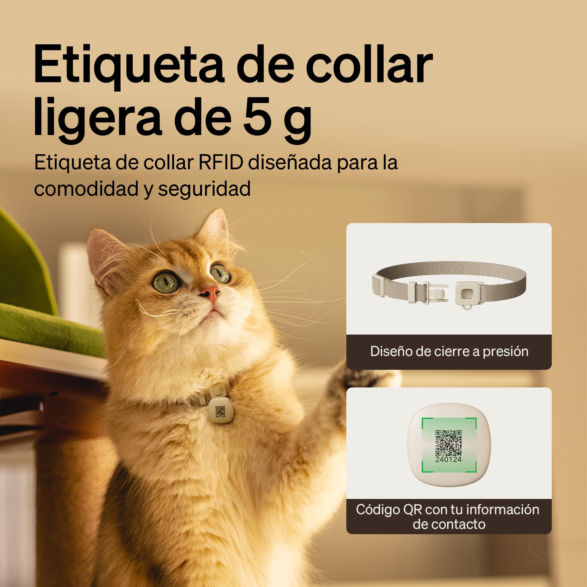 PETLIBRO RFID Comedero Gato Automático Negro con App WiFi 5G y 2.4G, Alimentador Inteligente Antirrobo para Varios Gatos, Control de Dieta y Reconocimiento Individual, PETLIBRO Automatic Cat Feeder
