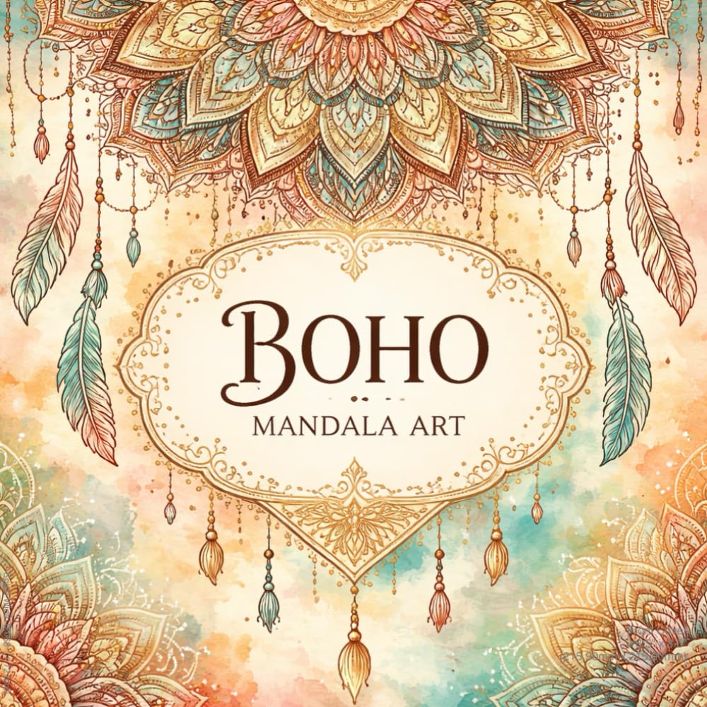 Boho Soul Mandalas: Relaxing Designs for Creative Calm