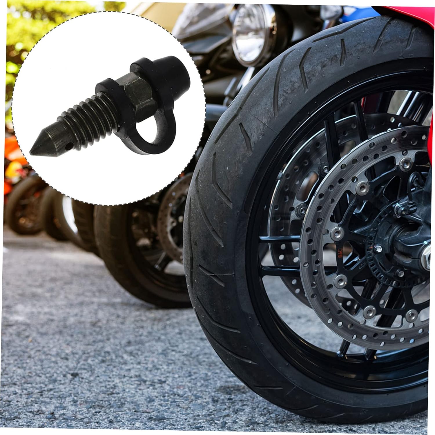 Gatuida 12sets Brake Bleeder Screw Kit Nipple Dust Cover for Bike Motorcycle Easy Bleeding Caliper Bleed Screw Dust Seal