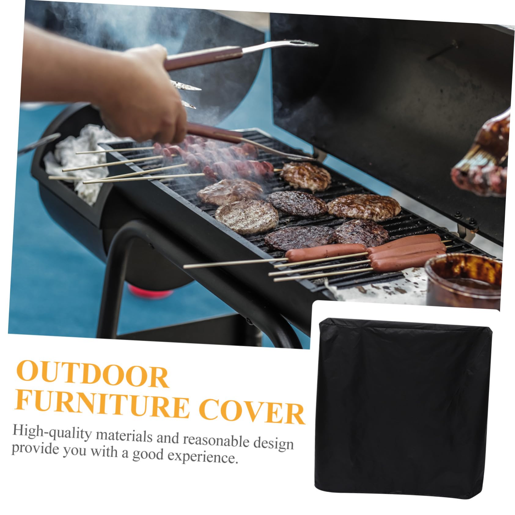 TOYANDONA Funda al Jardín Tela 210d Muebles de Resistente de Oxford Escarcha Agua y Polvo, Protección contra Lluvia Exterior y Parrillas
