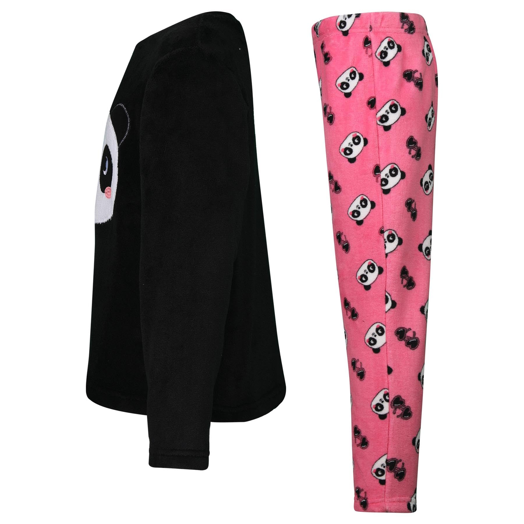 A2Z 4 Kids Bambine Pigiama 2 Pezzi Morbido Soffice Pigiama Abbigliamento da Casa Panda Accogliente Pigiama Completo Comodo Leggero Manica Lunga Top Pantaloni Pigiama Completo età 3-14 Anni