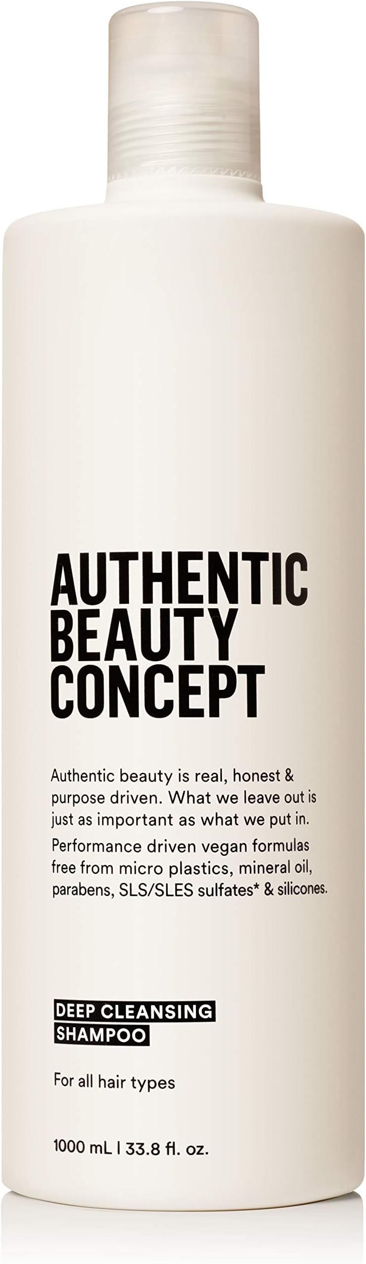 Authentic Beauty ConceptDeep Cleansing Shampoo | All Hair Types | Removes Impurities & Grease | Vegan & Cruelty-free | Sulfate-free | 33.8 fl. oz.