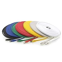 1aTTack.de Cat.7 cavo di rete piatto 10GB/s Slim Flat Cavi RJ45 Patch cavi di installazione nastro