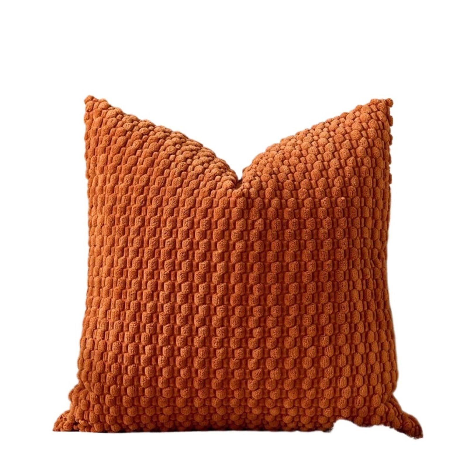 HEUchuan Corduroy Cushion Covers Corduroy Decorative Pillow Covers 50x50CM Boho Striped Throw Modern Farmhouse Home Decor For Sofa for Sofa Couch Bedroom(Brown,50x50CM 1Pcs)