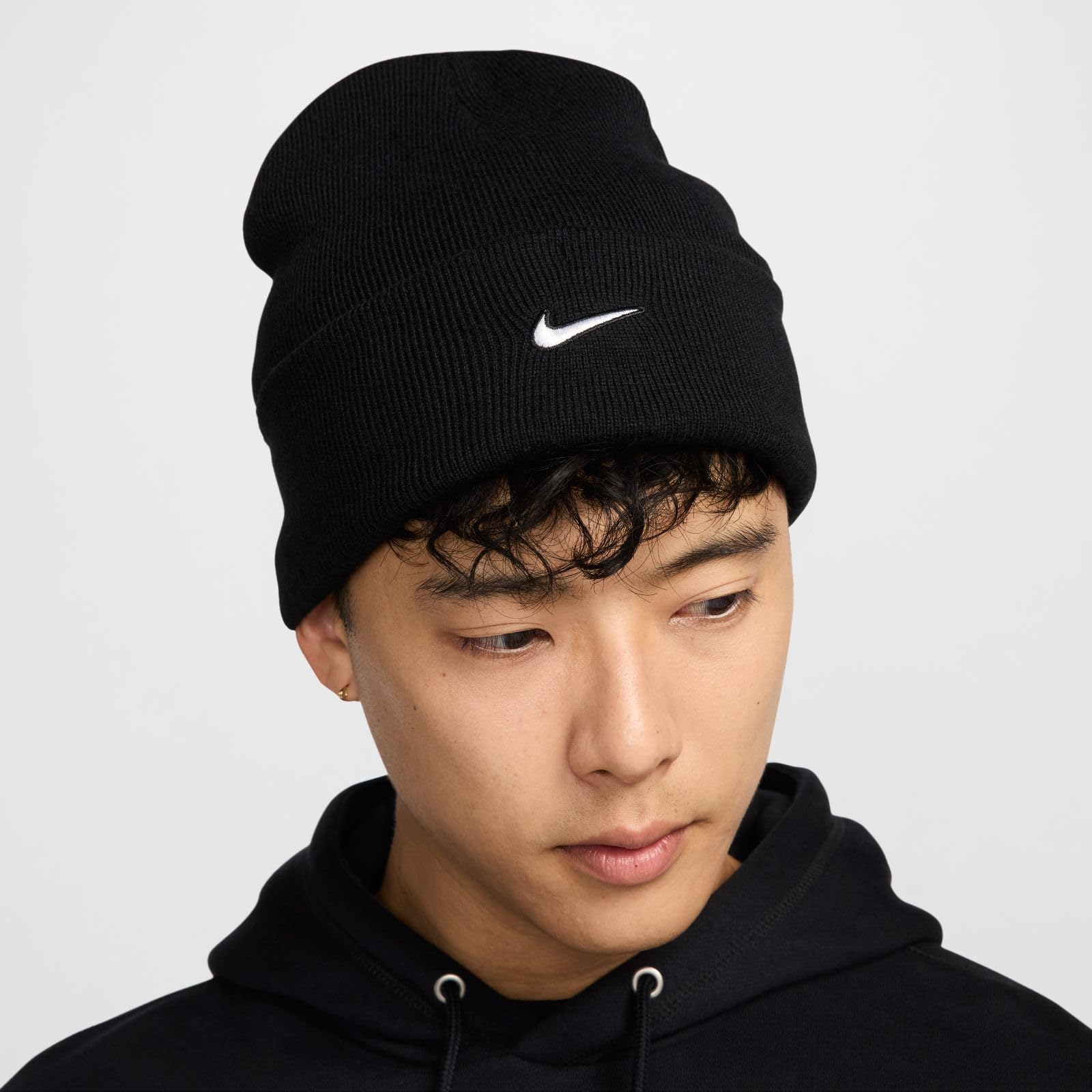 Nike - Nike Peak Swoosh-Beanie, Berretto Swoosh Uomo