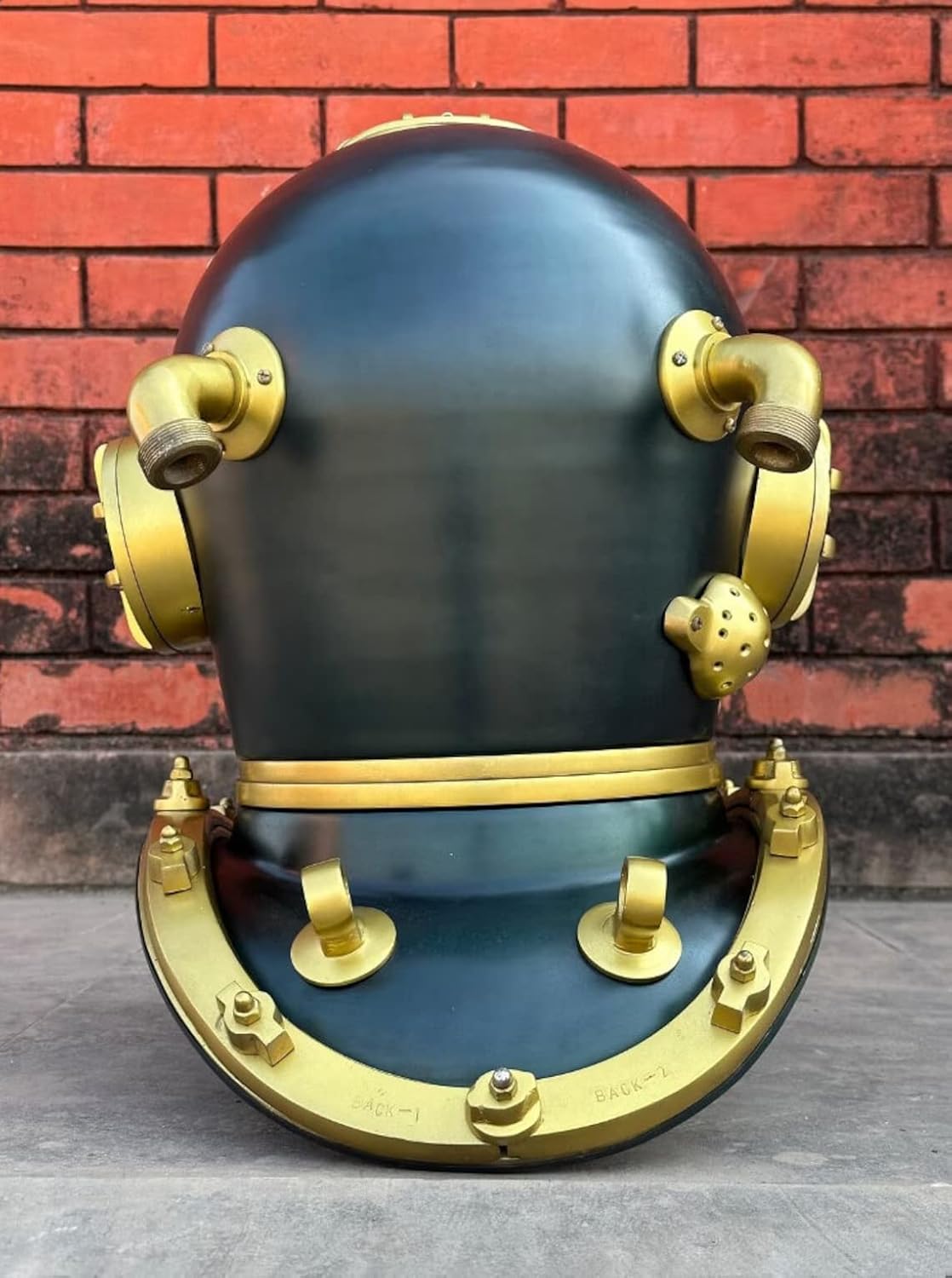 Casco de buceo ark V US Navy de taaño copleto de cobre y latón