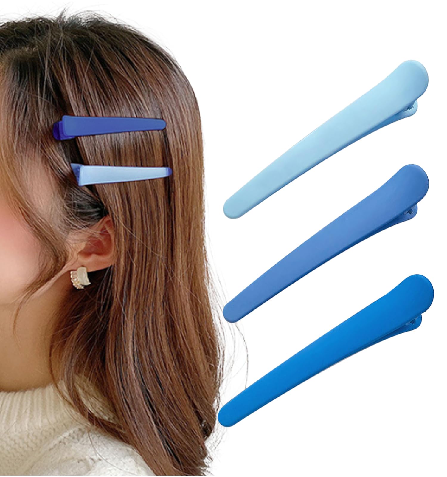 Amazon | [Herbeluemily] ヘアクリップ ヘアピン 前髪クリップ