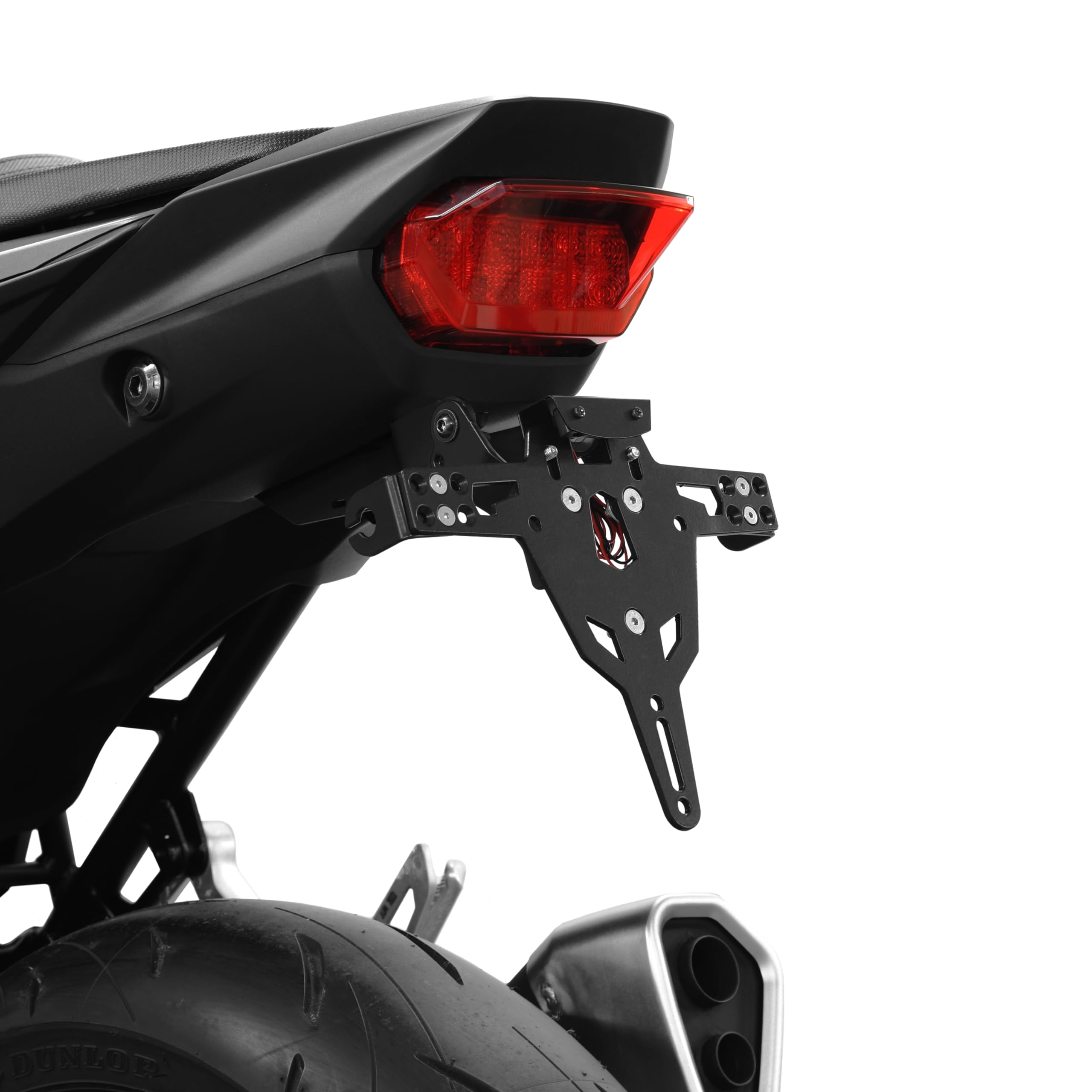 ZIEGER Pro uchwyt tablicy rejestracyjnej, tylny wspornik tablicy rejestracyjnej, kompatybilny z: Honda CB 750 Hornet (RH12) Austria