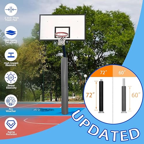 Vista 39 de Almohadilla de seguridad resistente para postes redondos de 3 a 5 pulgadas, impermeable y duradera, garaje, sótano, almohadilla de seguridad