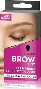 Schwarzkopf Brow Tint Dark Blonde (10ml), Permanent Eyebrow Tint, Long-Lasting Intensity, Water- and Smudge-Proof, Easy Application Brow Tint for Up to 10 Applications, Vegan Formula