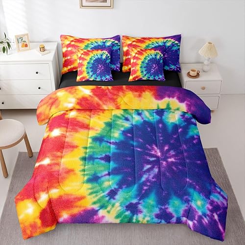 Miniatura 10 de Erosebridal Juego de edredón de 7 piezas con notas musicales de tamaño King, diseño de música giratoria retro, sábanas y fundas de almohada, estilo