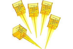 5-Pack Wide Mouthed Lawn and Water Garden Measuring Tool