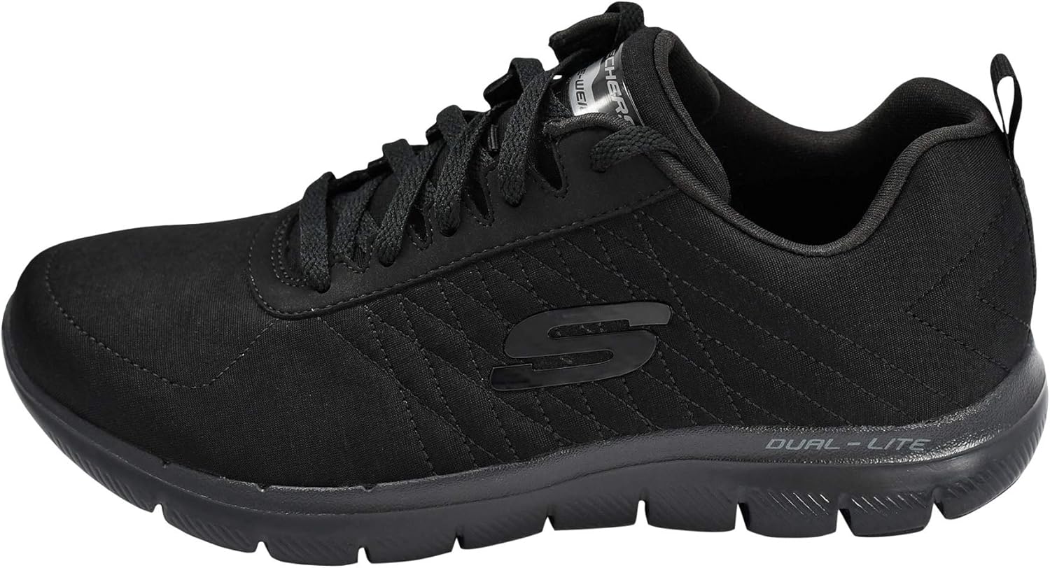 Skechers Women's Flex Appeal 2.0 Sneaker 6 Black