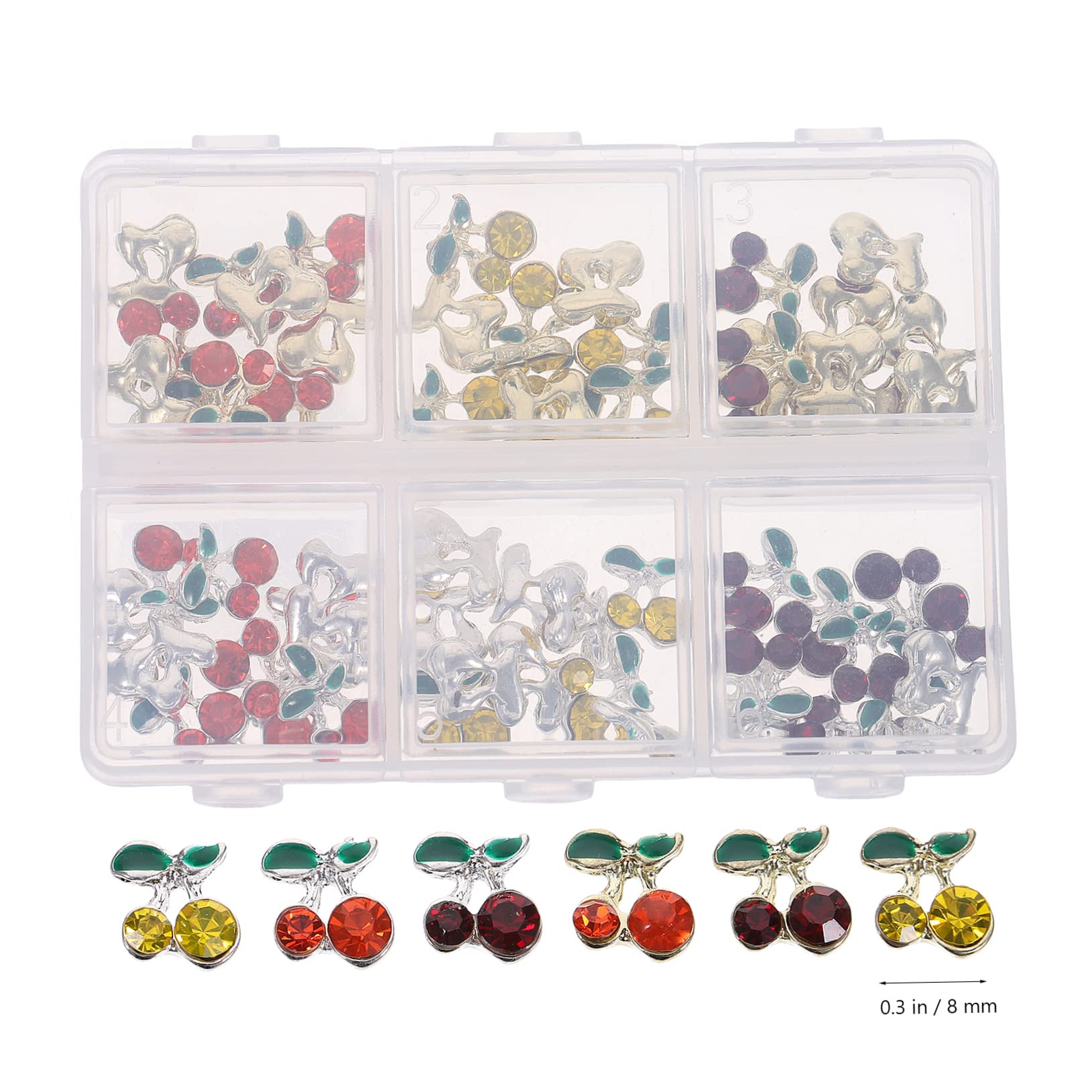minkissy 240pezzi Charms Per Unghie Decorazioni Per Nail Art Accessori Per Unghie e Ragazze