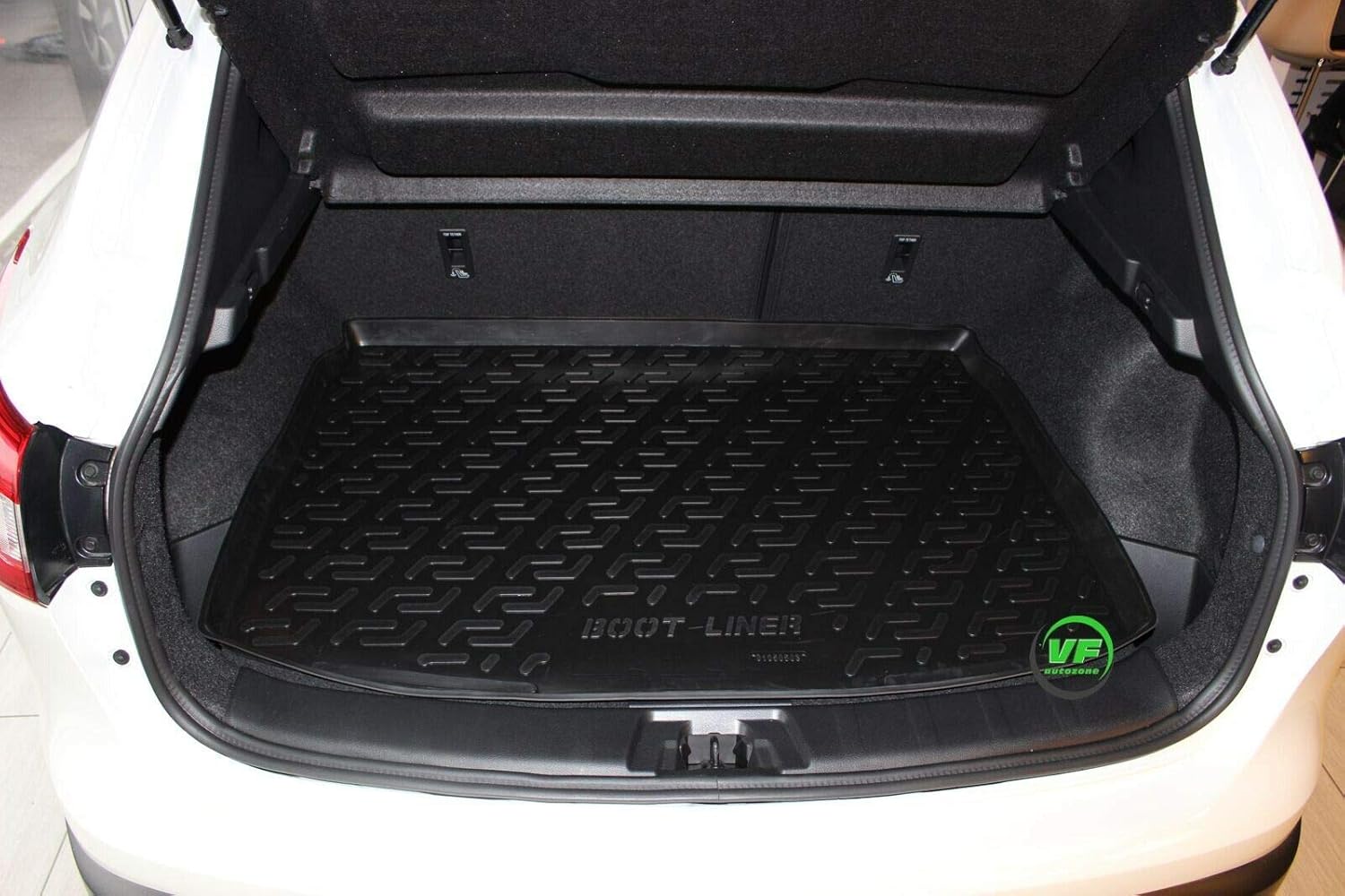 J&J AUTOMOTIVE Rubber Boot Liner Boot Protection Mat Compatible with Qashqai J11 2013-2018, Non-Slip, 100%, Odourless