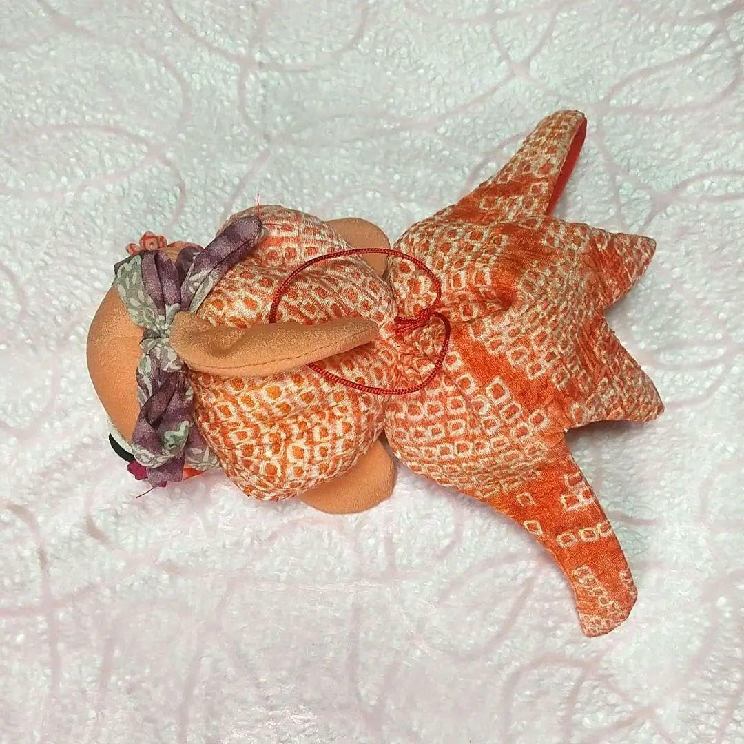ちりめん細工　創作人形　ハンドメイド 縮緬細工 創作人形 獅子舞 松本勝子 - 生活骨董と古布の