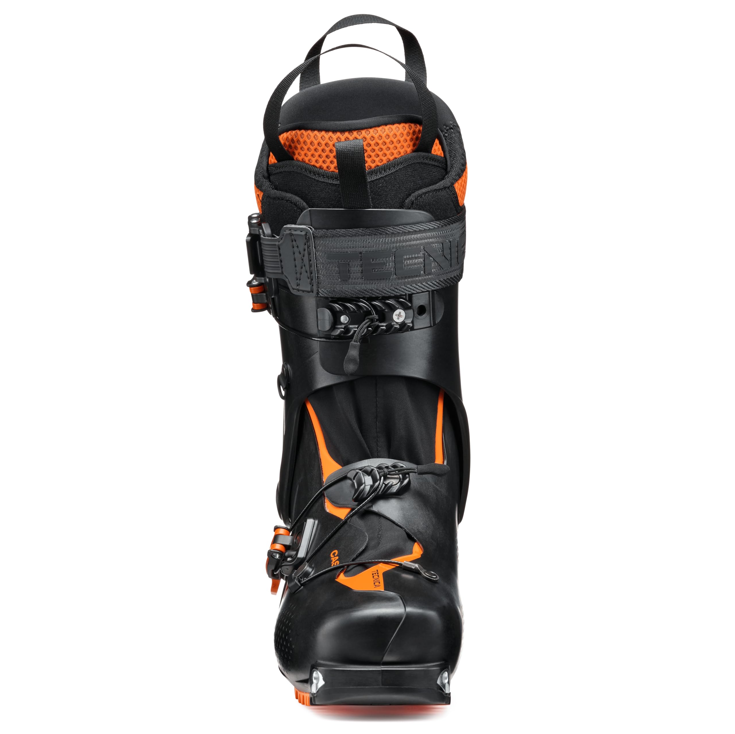 Tecnica Zero G Peak Light Touring Men's Downhill Ski Boot (Black/Orange, 28.5)