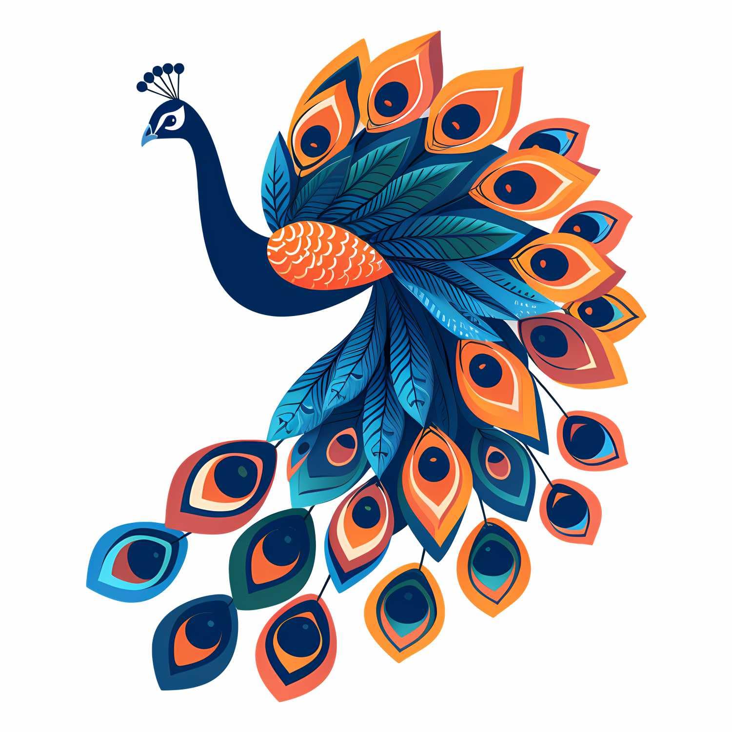 GovardhanSons - Peacock Wall Stickers - PVC Vinyl Decal Mural Modern Peacock Wall Stickers - Beautiful - Peacock - King of Birds - Nature - Creative - Vibrant Peacock Wall Art - Sticker_EAMAPC-05 (B0D14F7BNW) Amazon Price History, Amazon Price Tracker