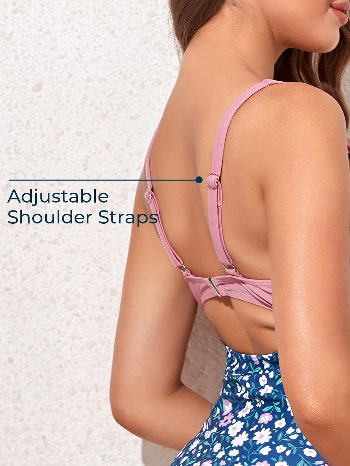 Summer Mae Maternity Cutout One Piece Swimsuit Twist Front Criss-Cross Bathing Suit High Waisted Pregnancy Swimwear - Image 7