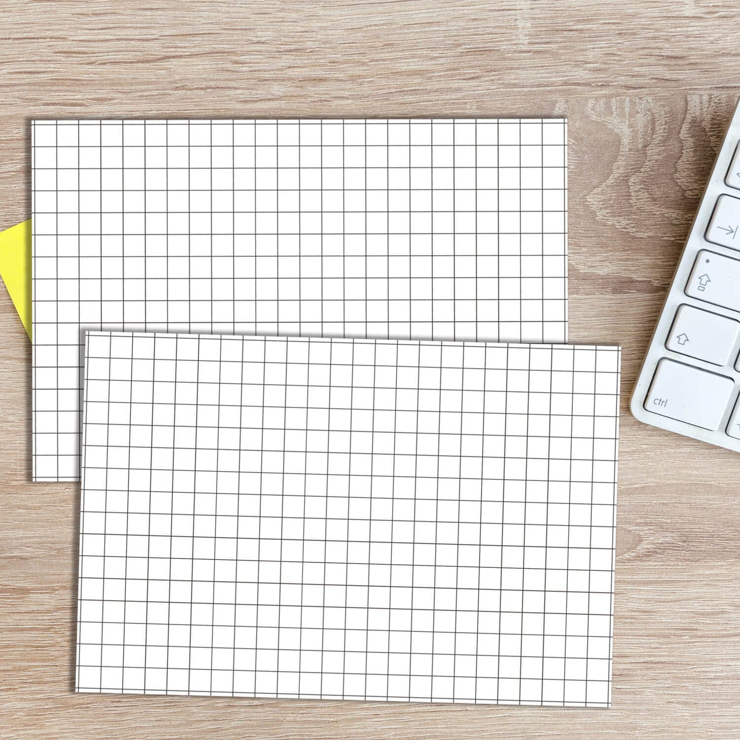 50 Grid Index Cards-Note Cards Double, Graph-Ruled 0.25", Double-Sided, 4 x 6 Inch. - Image 4