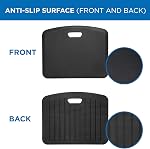 Mount-It! Anti Fatigue Floor Mat | Standing Comfort Mat for Standing Desk, Home, Office, Kitchen, Garage | Anti-Slip Washable Surface| 18”x22” | Rubberized Gel Foam