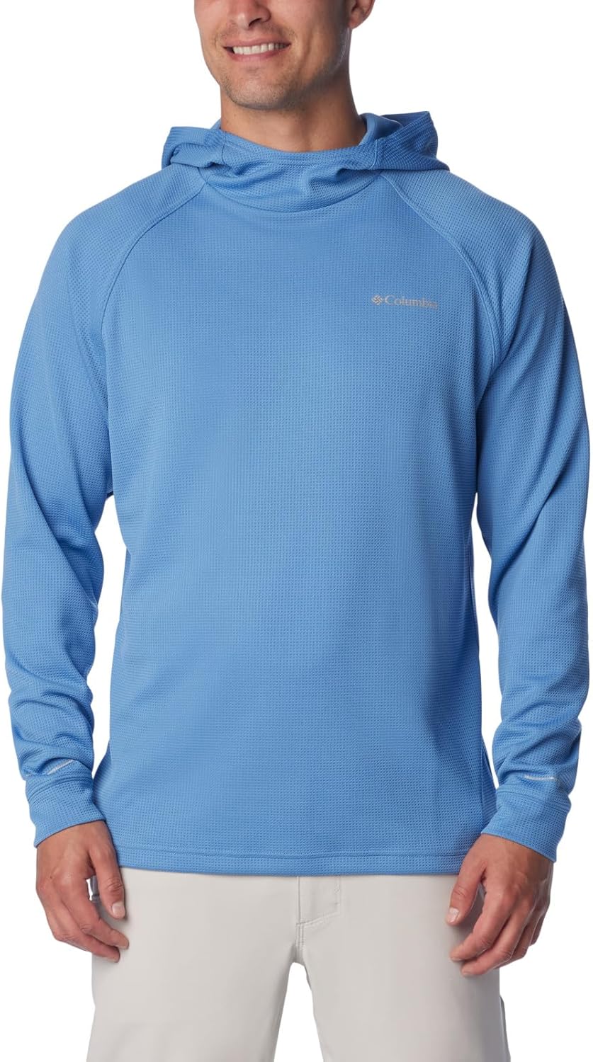 Columbia mens Black Mesa Waffle Knit Hoodie