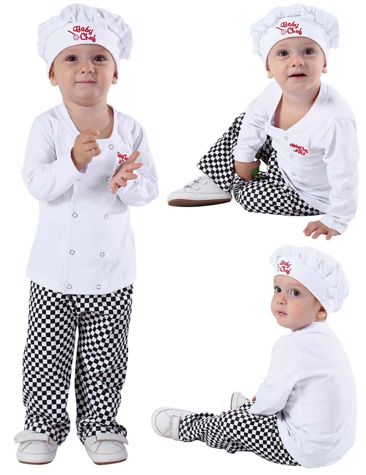 Ensemble Chef Bébé Garçons Halloween Tenue 0-4 Ans