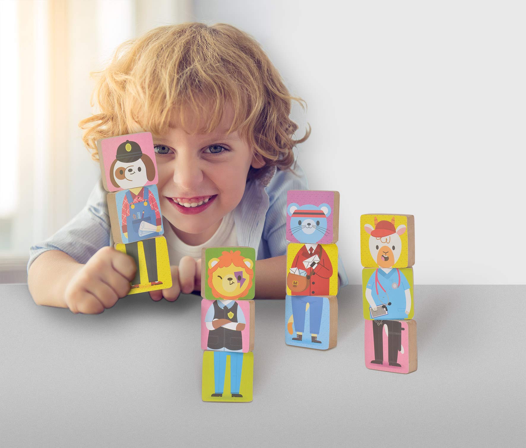 Fiesta- Mix and match magnetic animals, Multicolor (T2926) , color/modelo surtido