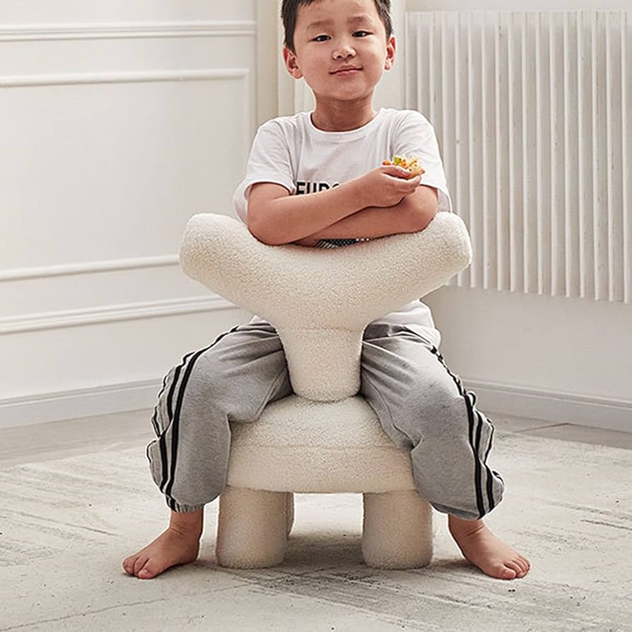 Amazon.com: JHFSDFHKV Furry Comfor Ottoman with Backrest