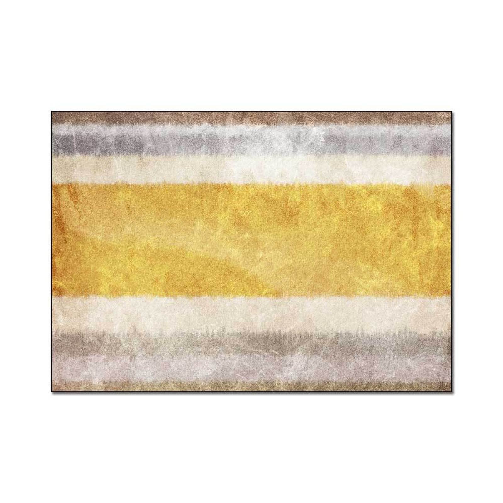 ESOUY Dywaniki domowe dywanik miękki dywan modny gradient złote grube paski salon sypialnia dywaniki przy łóżku 180 x 250 cm