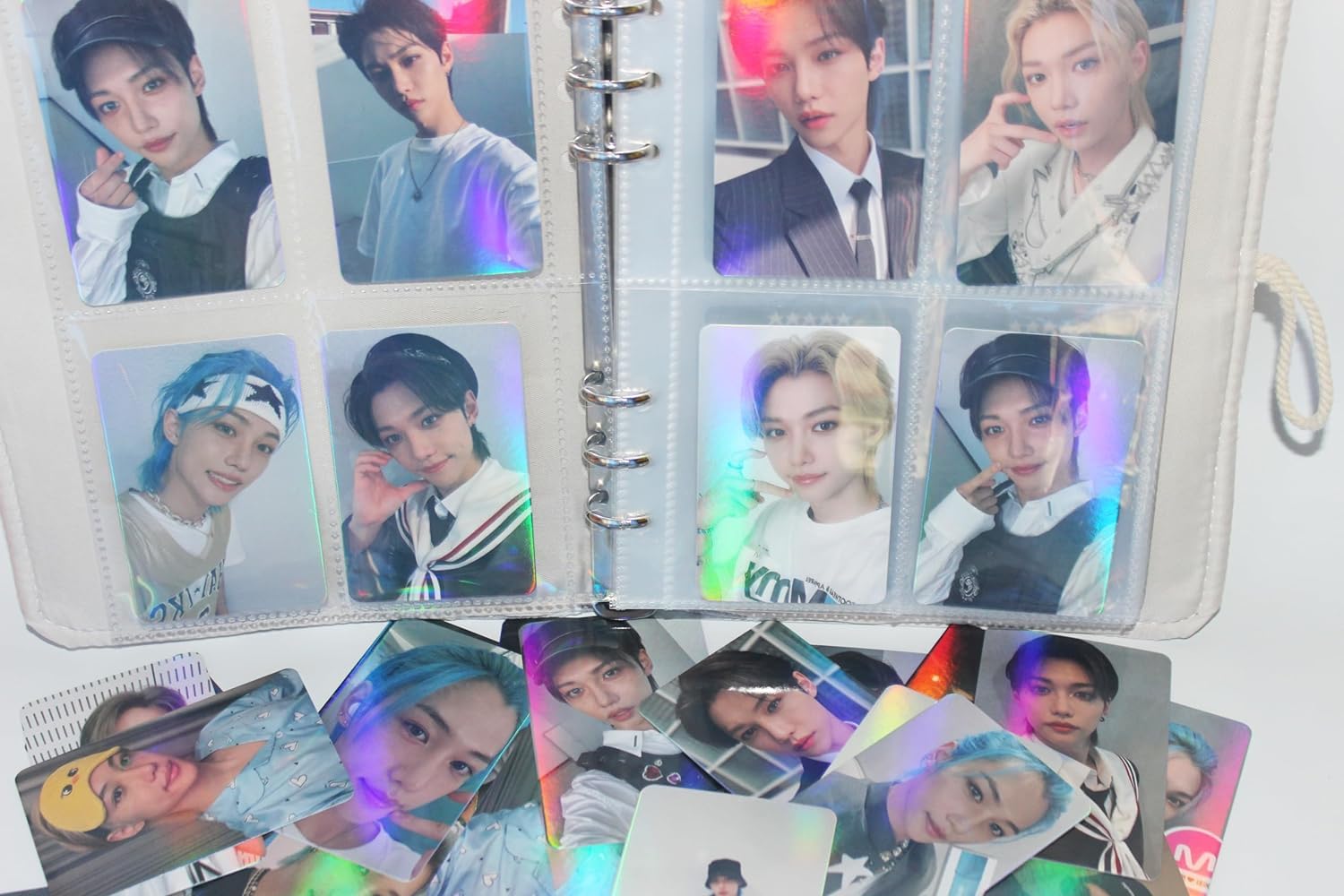 Stray Kids Felix Photocard Laser New Album Carta Mini Photo Card Mini Poster Fan Caedeu (Felix-1)