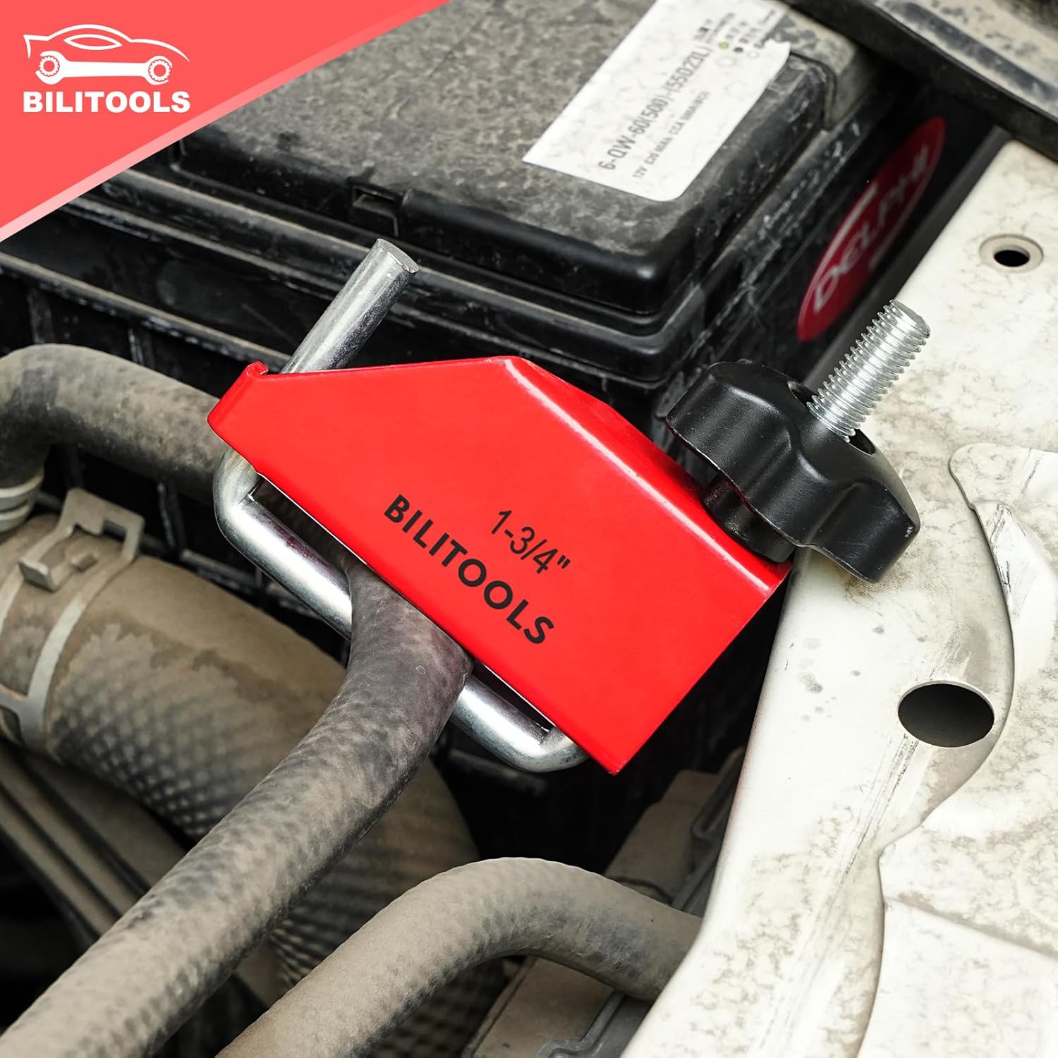 BILITOOLS 4 Piece Hose Pinch Off Pliers Clamp Pliers for Flexible Fuel Line Coolant Radiator Brake Hoses Clamp Tool etc, Without Damaging the Line