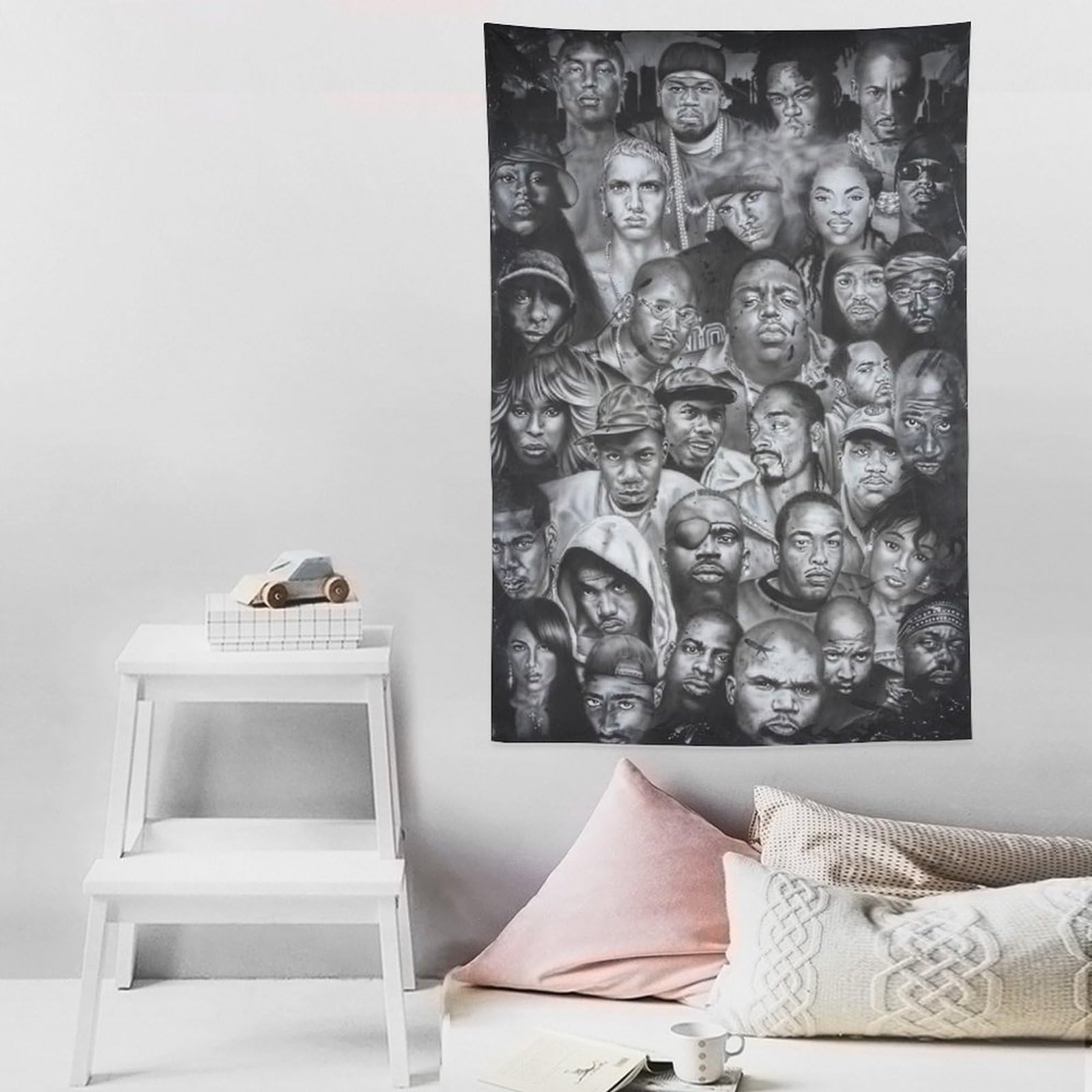 Poster da parete con cantante rap hip hop e stelle (23), decorazione per la casa, decorazione per la casa, 152,4 x 228,6 cm