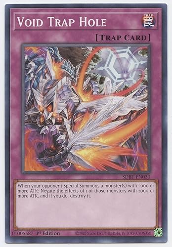 Yu-Gi-Oh! Agujero de trampa de vacío - SDBT-EN030 - Común - 1 edición