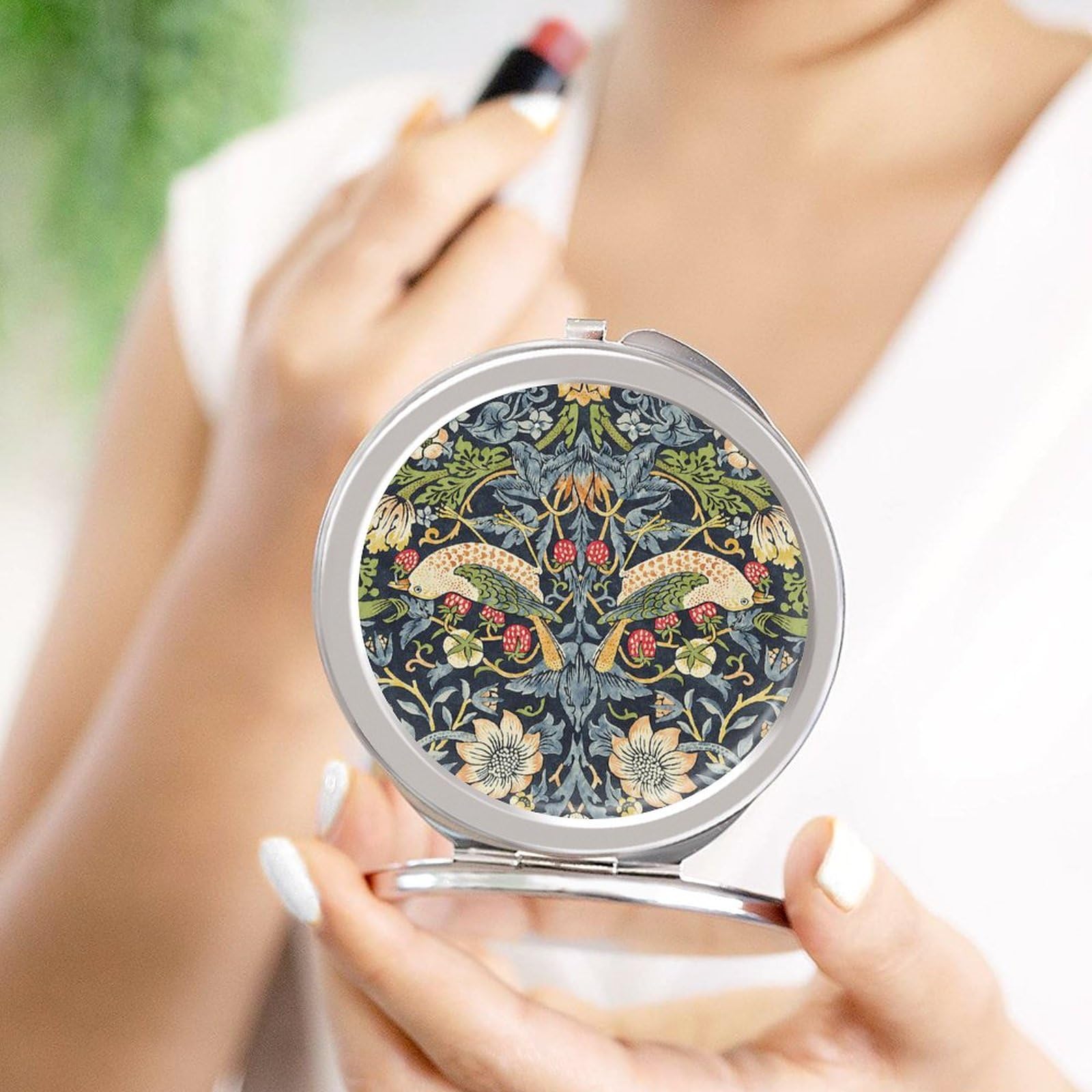 Amazon.co.jp: William Morris ウィリアム モリスミラー 手鏡 鏡 携帯