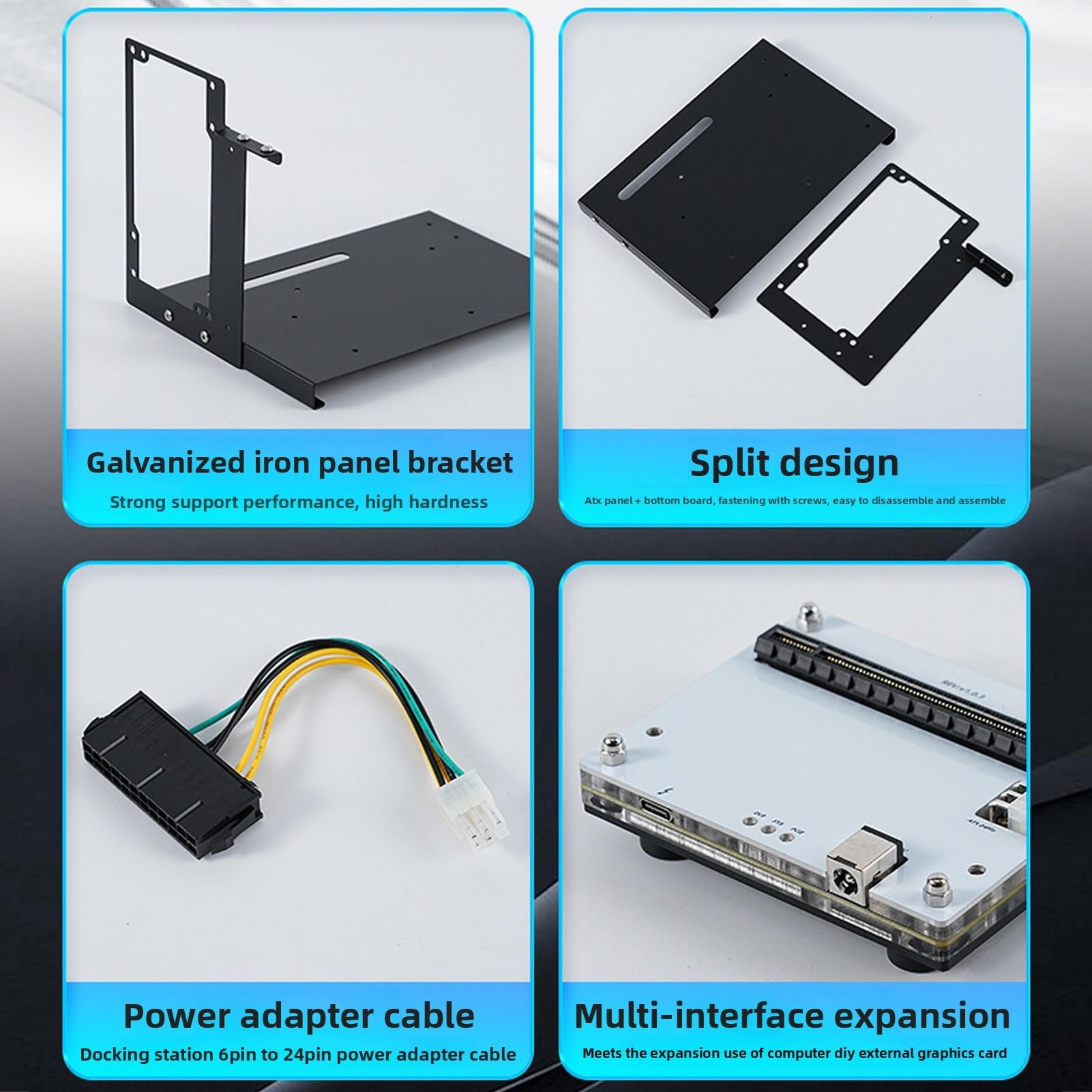 Dock Station GPU Esterna per 3 4 USB 4.0 con Slot PCIe 16X Dock per