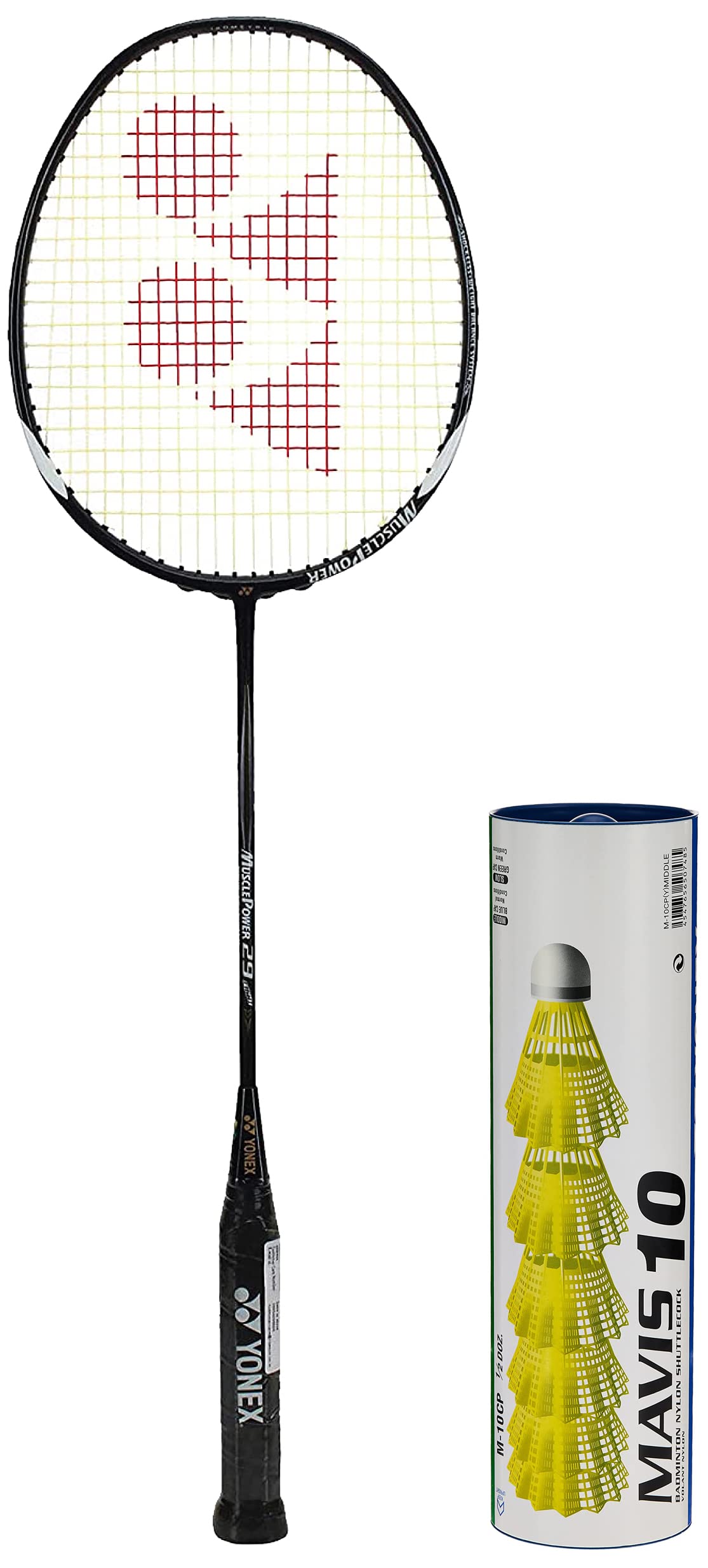 YONEX Muscle Power 29 Strung Badminton Racquet (Black/White, G4, 88 Grams, 30 lbs) (B07VPX5DW4) Amazon Price History, Amazon Price Tracker