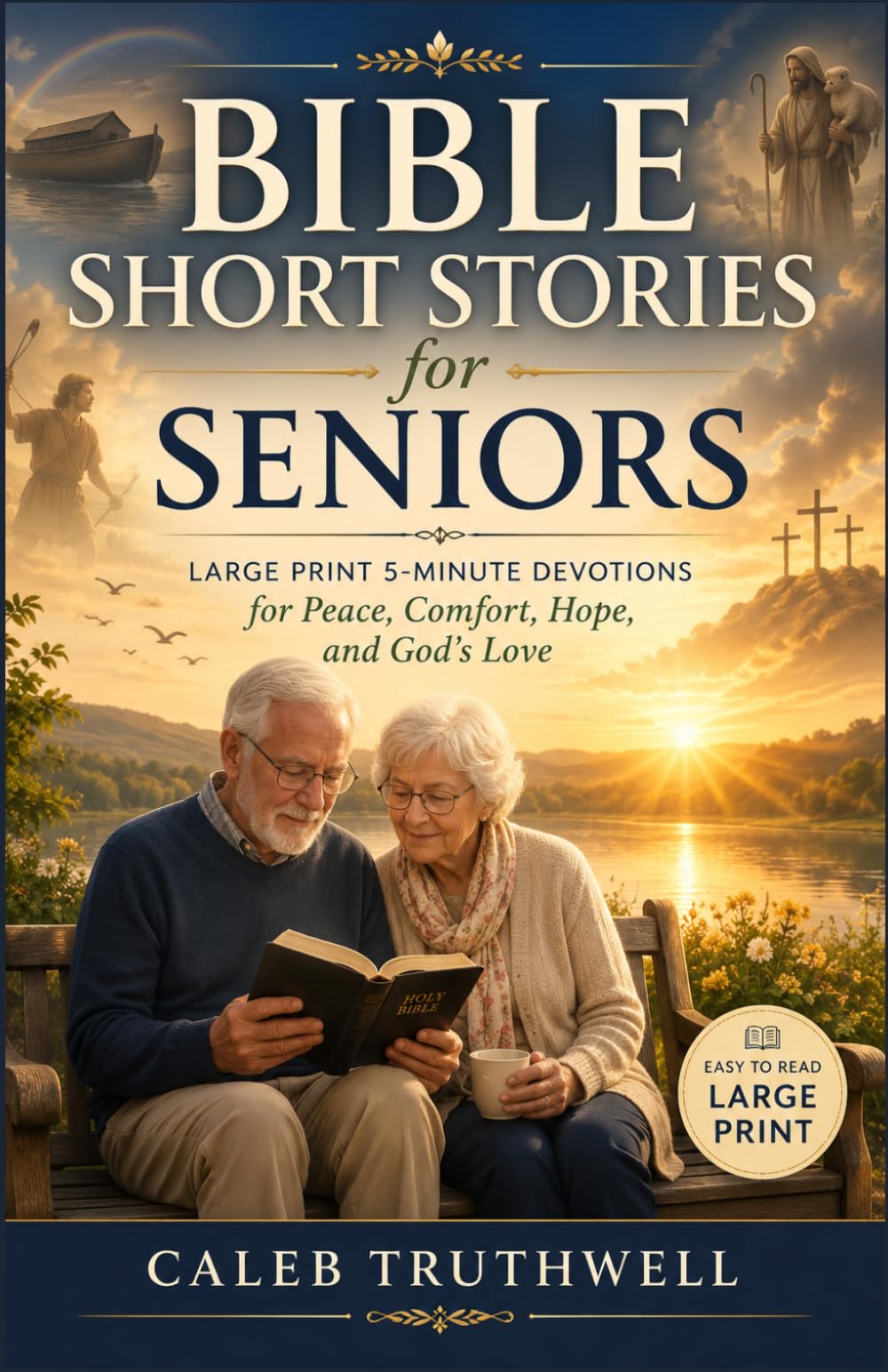 Bible Short Stories for Seniors: Large Print 5-Minute Devotions for Peace, Comfort, Hope, and God’s Love