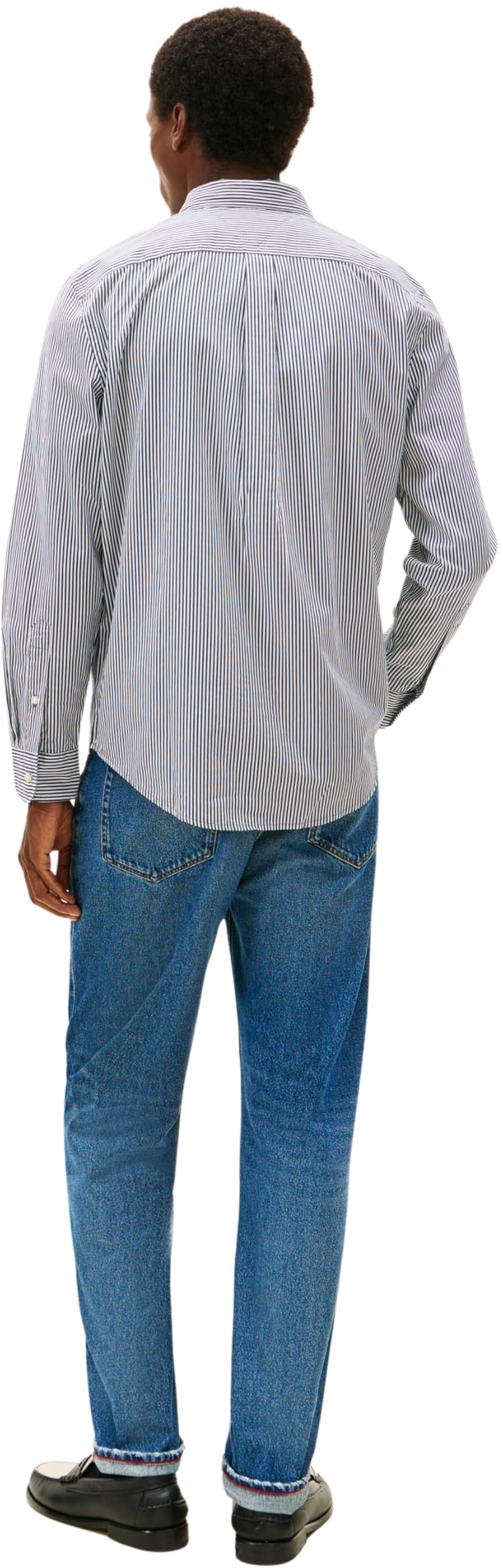 Tommy Hilfiger Herren Core Flex Pop Classic STP Shirt Mw0mw41403 L/S Shirt (1er Pack)