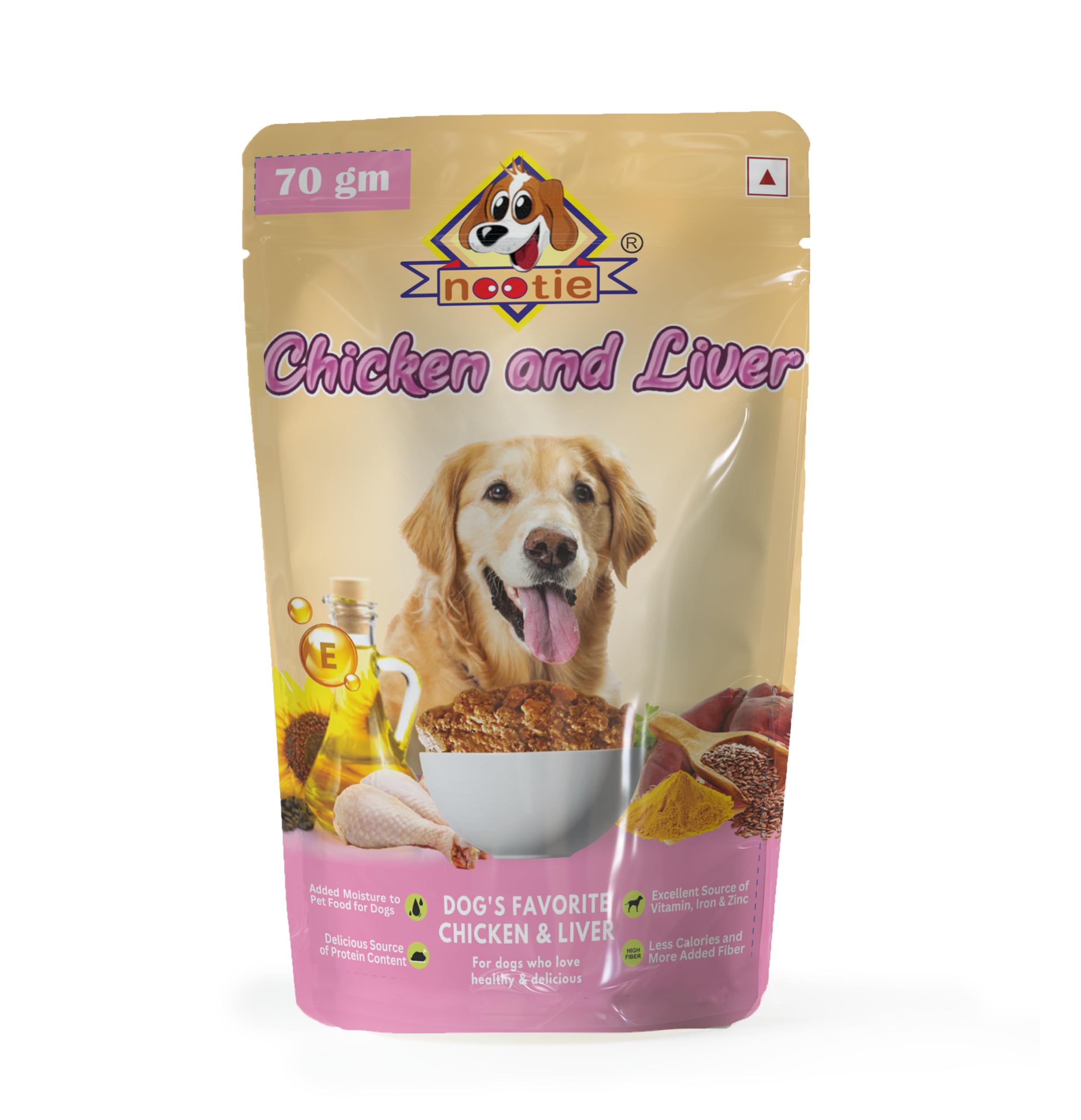 Nootie Dogs Favorite Chicken & Liver Gravy-(70g) Natural Ingredients, Easy to Digest, Enhances Dog Food Gravy for Dogs, Dog Chicken & Liver Gravy, Wet Gravy for Dogs, Dog Food Topper (Pack of 6x70g) (B07RHMFYCM) Amazon Price History, Amazon Price Tracker