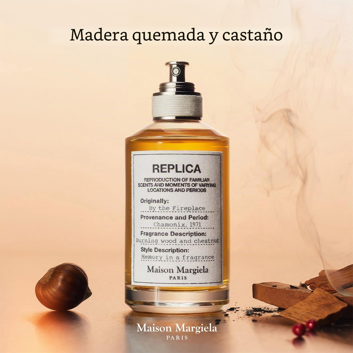 Maison Margiela Replica Winter EDT v100ml – Eau de Toilette (Unisex, Clover, Orange Blossom, Pink Pepper, Chestnut, cashmeran, Vanilla, spray, non-refillable Bottle)