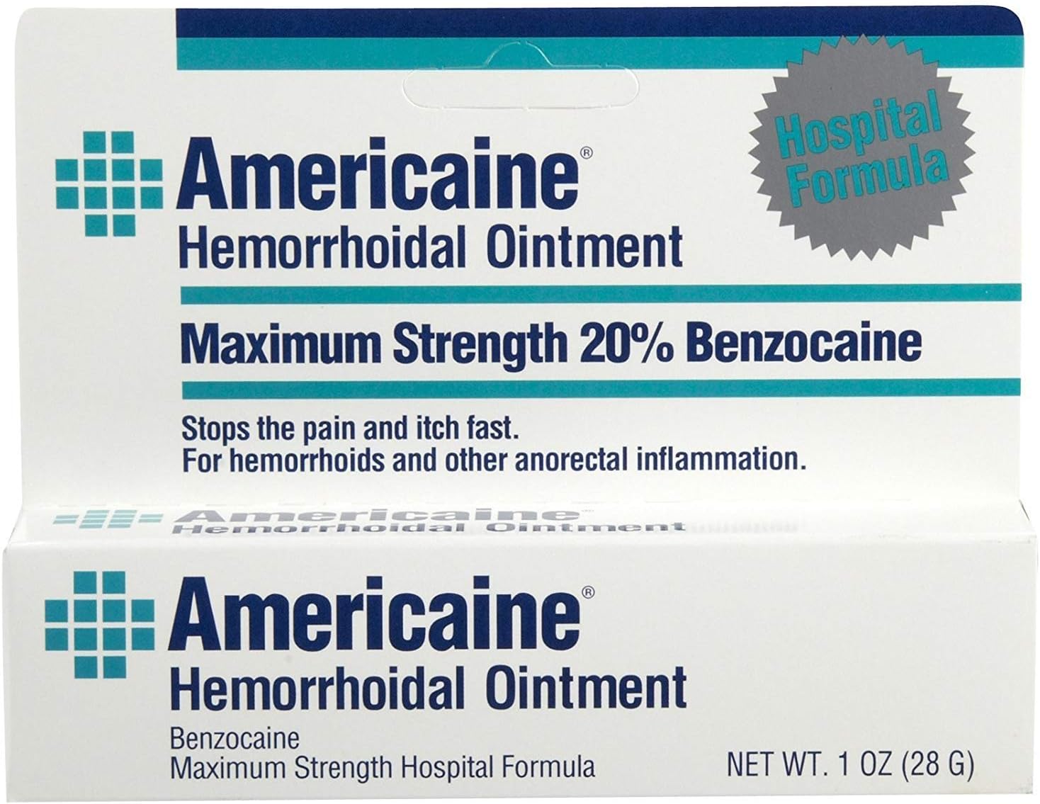 Americaine Hemorrhoidal Ointment 1 oz (Pack of 9)