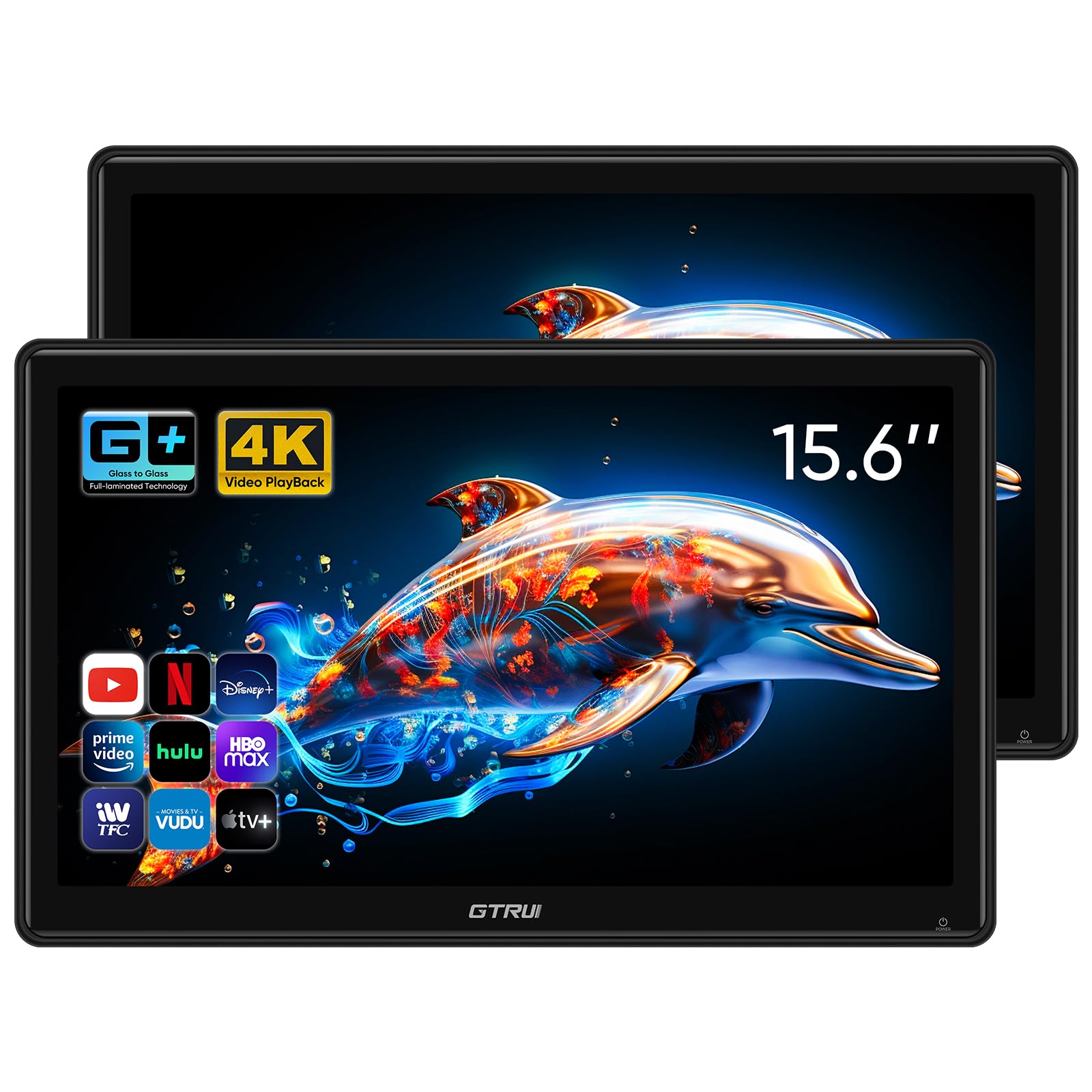 GTRUI 15.6 Inch Headrest Monitor