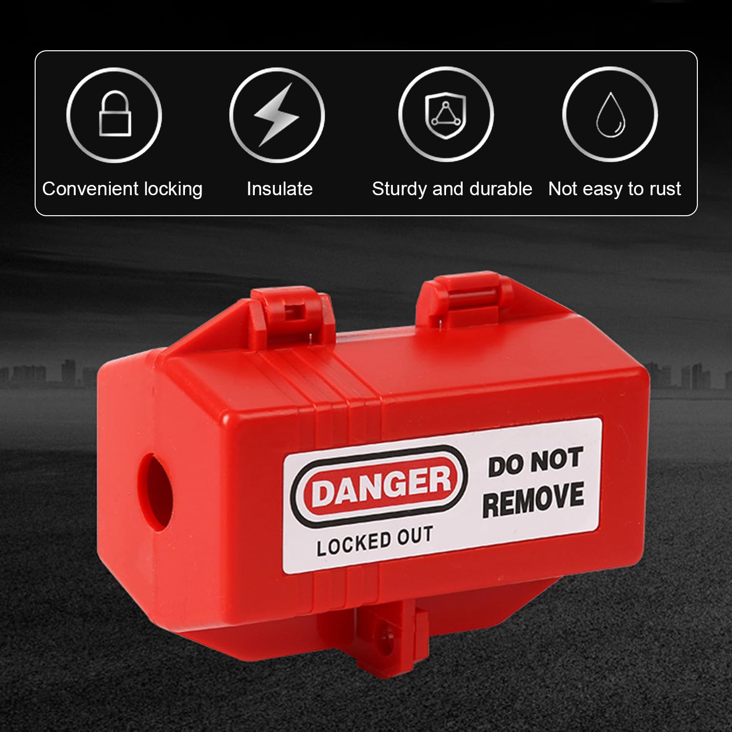 Presa Chiudibile Con Lucchetto - Blocco Sicurezza Per Spine Elettriche, Protezione Bambini