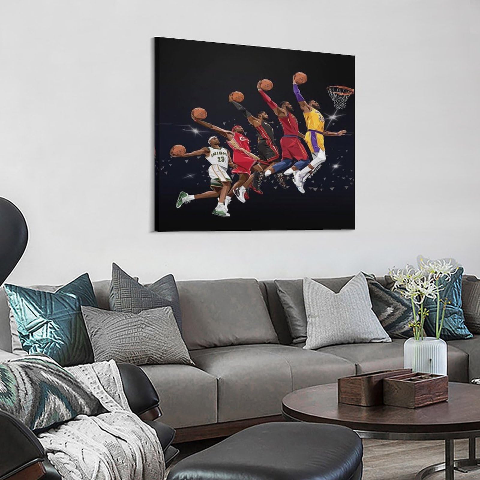 Amazon.co.jp: Lebron James レブロンジェームズ キャンバス アート