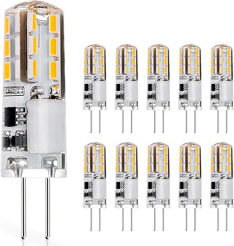 Miniatura 1 de Bombilla LED G4 de 12 V CACC con base bi-pin para paisaje, bombilla halógena JC de repuesto de 10 W, bombilla Mini T3 de 1 W y 12 voltios para luces