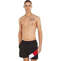 Tommy Hilfiger Pantaloncino da Bagno Uomo SF Medium Drawstring Lunghezza Media
